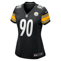 NFL T.J. Watt Pittsburgh Steelers Women's Team Game Jersey - Black