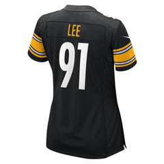 NFL Logan Lee Pittsburgh Steelers Women's Team Game Jersey - Black