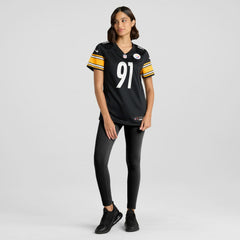 NFL Logan Lee Pittsburgh Steelers Women's Team Game Jersey - Black