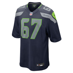 NFL Charles Cross Seattle Seahawks Game Jersey - College Navy