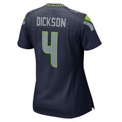 NFL Michael Dickson Seattle Seahawks Women's Team Game Jersey - College Navy