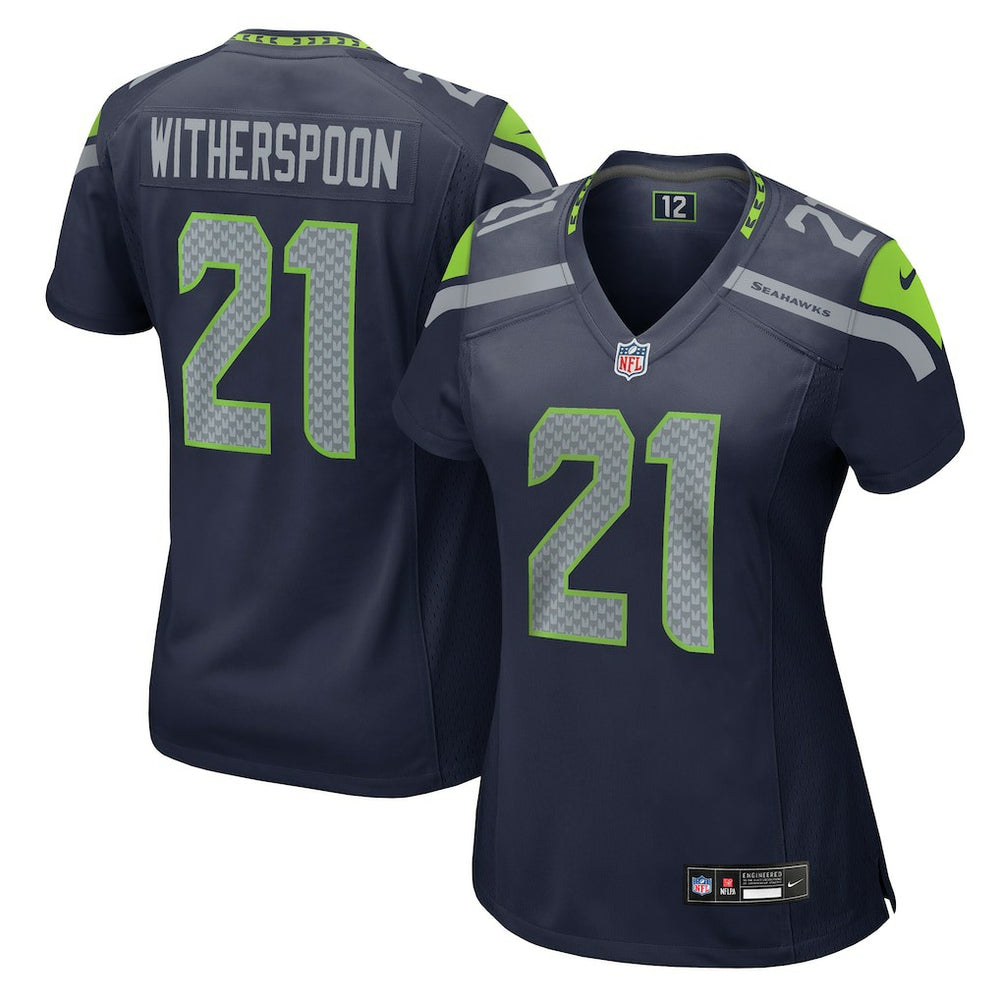NFL Devon Witherspoon Seattle Seahawks Women's Team Game Jersey - College Navy