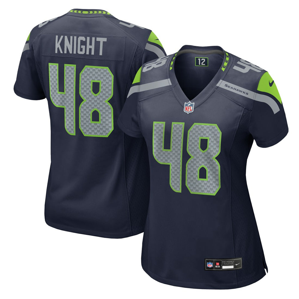NFL Tyrice Knight Seattle Seahawks Women's Team Game Jersey - College Navy