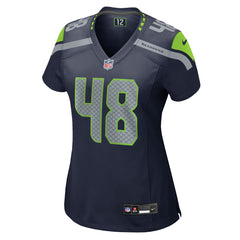 NFL Tyrice Knight Seattle Seahawks Women's Team Game Jersey - College Navy