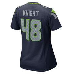 NFL Tyrice Knight Seattle Seahawks Women's Team Game Jersey - College Navy