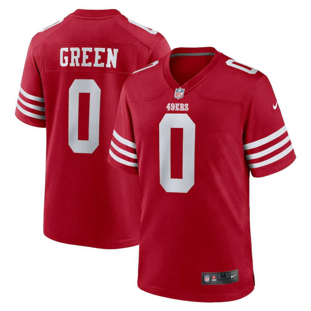 NFL Renardo Green San Francisco 49ers Game Jersey - Scarlet