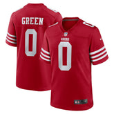 NFL Renardo Green San Francisco 49ers Game Jersey - Scarlet