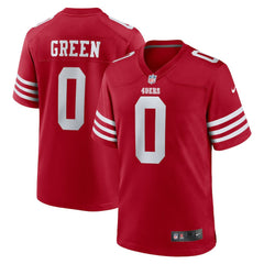 NFL Renardo Green San Francisco 49ers Game Jersey - Scarlet