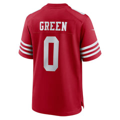 NFL Renardo Green San Francisco 49ers Game Jersey - Scarlet