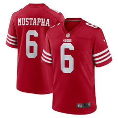 NFL Malik Mustapha San Francisco 49ers Game Jersey - Scarlet