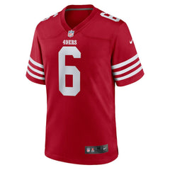 NFL Malik Mustapha San Francisco 49ers Game Jersey - Scarlet