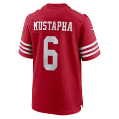 NFL Malik Mustapha San Francisco 49ers Game Jersey - Scarlet