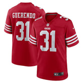 NFL Isaac Guerendo San Francisco 49ers Game Jersey - Scarlet