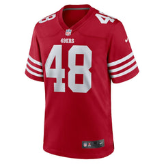 NFL Tatum Bethune San Francisco 49ers Game Jersey - Scarlet