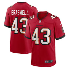 NFL Chris Braswell Tampa Bay Buccaneers Game Jersey - Red