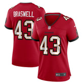 NFL Chris Braswell Tampa Bay Buccaneers Women's Team Game Jersey - Red