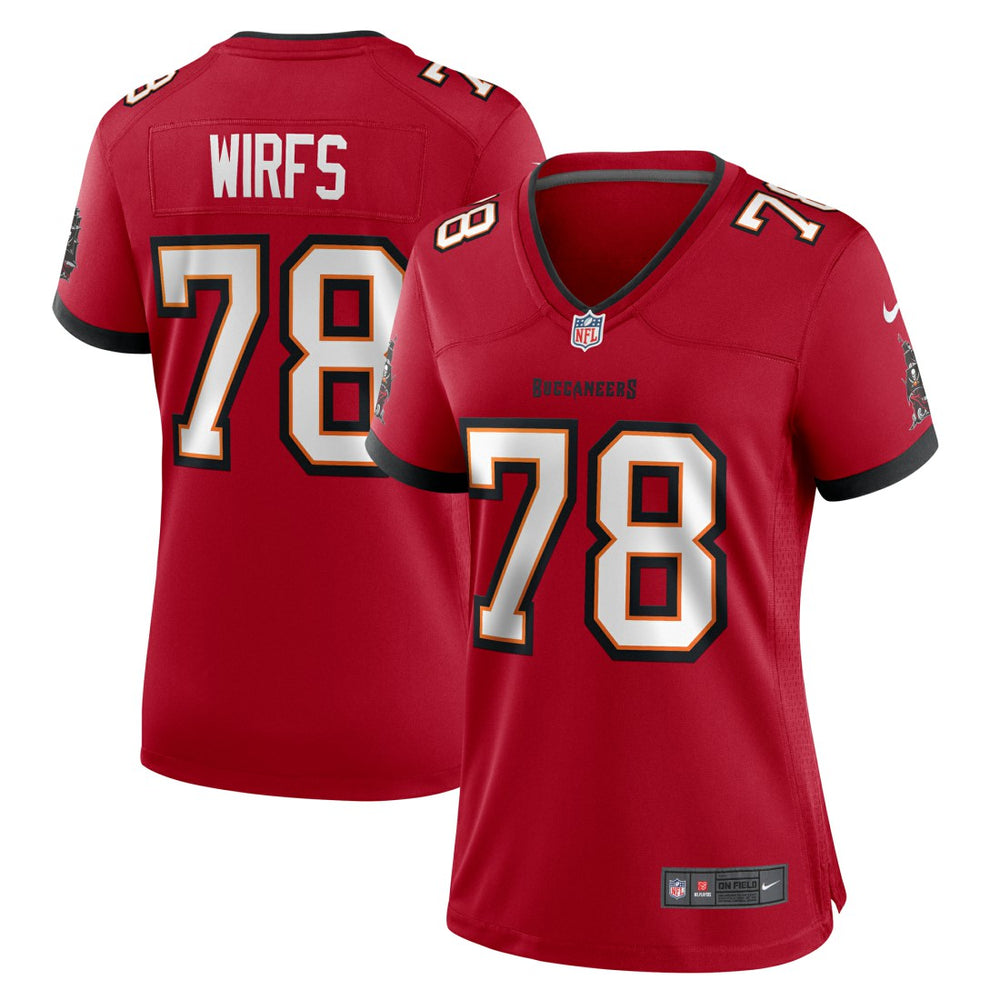 NFL Tristan Wirfs Tampa Bay Buccaneers Women's Team Game Jersey - Red