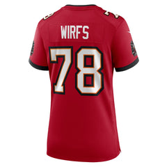 NFL Tristan Wirfs Tampa Bay Buccaneers Women's Team Game Jersey - Red