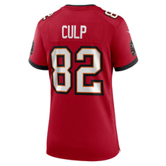 NFL Devin Culp Tampa Bay Buccaneers Women's Team Game Jersey - Red