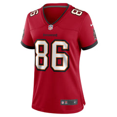 NFL Evan Deckers Tampa Bay Buccaneers Women's Team Game Jersey - Red