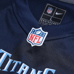 NFL Jeffery Simmons Tennessee Titans Game Jersey - Navy