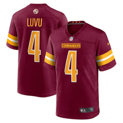NFL Frankie Luvu Washington Commanders Game Jersey - Burgundy