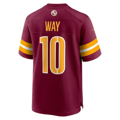 NFL Tress Way Washington Commanders Game Jersey - Burgundy