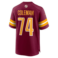 NFL Brandon Coleman Washington Commanders Game Jersey - Burgundy