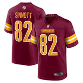 NFL Ben Sinnott Washington Commanders Game Jersey - Burgundy