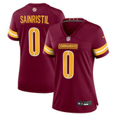 NFL Mike Sainristil Washington Commanders Women's Team Game Jersey - Burgundy