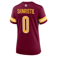 NFL Mike Sainristil Washington Commanders Women's Team Game Jersey - Burgundy