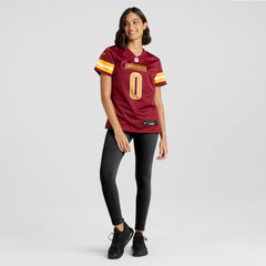NFL Mike Sainristil Washington Commanders Women's Team Game Jersey - Burgundy