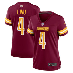 NFL Frankie Luvu Washington Commanders Women's Team Game Jersey - Burgundy