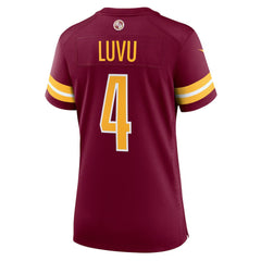 NFL Frankie Luvu Washington Commanders Women's Team Game Jersey - Burgundy
