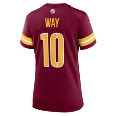 NFL Tress Way Washington Commanders Women's Team Game Jersey - Burgundy