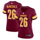 NFL Jeremy McNichols Washington Commanders Women's Team Game Jersey - Burgundy