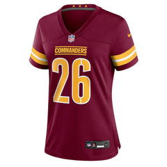NFL Jeremy McNichols Washington Commanders Women's Team Game Jersey - Burgundy