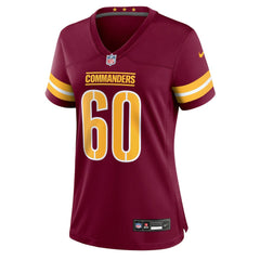 NFL Michael Deiter Washington Commanders Women's Team Game Jersey - Burgundy