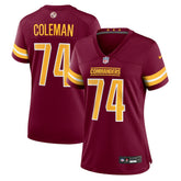 NFL Brandon Coleman Washington Commanders Women's Team Game Jersey - Burgundy