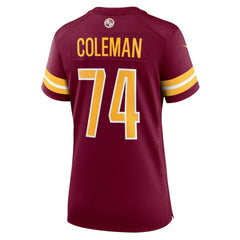 NFL Brandon Coleman Washington Commanders Women's Team Game Jersey - Burgundy