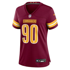 NFL Javontae Jean-Baptiste Washington Commanders Women's Team Game Jersey - Burgundy