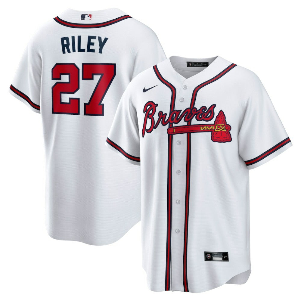 MLB Austin Riley Atlanta Braves Nike Home Replica Player Jersey - White