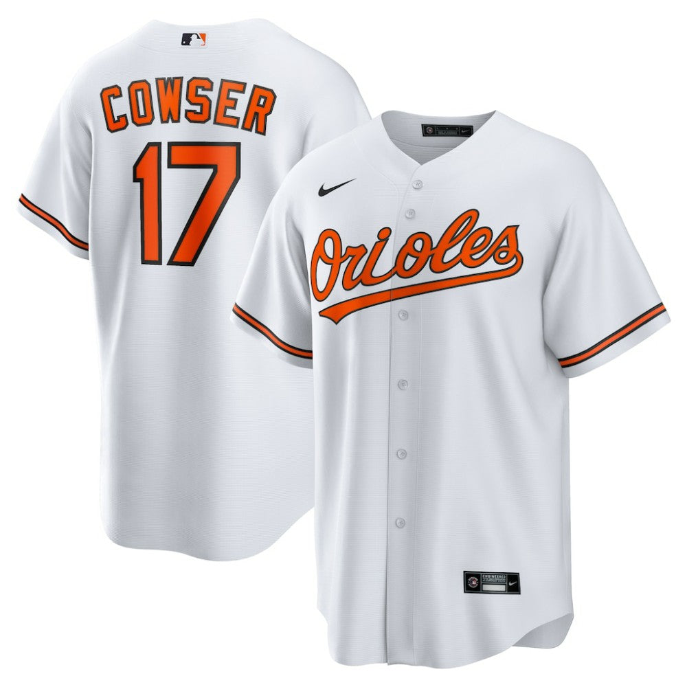 MLB Colton Cowser Baltimore Orioles Nike Home Replica Jersey - White