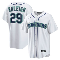 MLB Cal Raleigh Seattle Mariners Nike Home Replica Player Jersey - White
