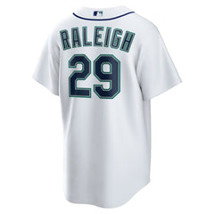 MLB Cal Raleigh Seattle Mariners Nike Home Replica Player Jersey - White