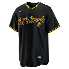 MLB Paul Skenes Pittsburgh Pirates Nike Alternate 2 Replica Jersey - Black