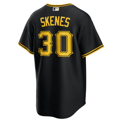 MLB Paul Skenes Pittsburgh Pirates Nike Alternate 2 Replica Jersey - Black