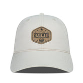 NHL Buffalo Sabres Men's Levelwear Faux Leather Patch Unstructured Adjustable Hat - Cream