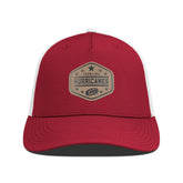 NHL Carolina Hurricanes Men's Levelwear Faux Leather Patch Structured Adjustable Hat - Red