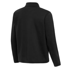 NHL Colorado Avalanche Antigua Twist Quarter-Zip Pullover Jacket - Black